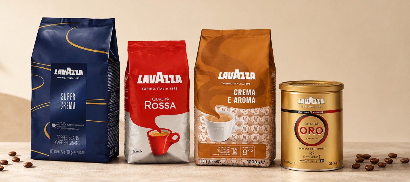 პრემიუმ ხარისხის ყავა LAVAZZA
