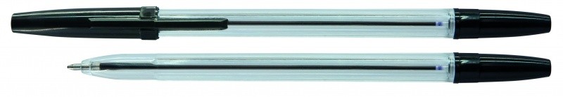 BALL PEN, OFFICE PRODUCTS, LINE 0,7MM, DIA 1,0MM,BLACK