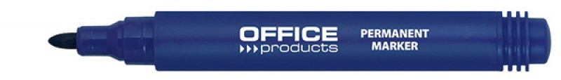 PERMANENT MARKER, OFFICE PRODUCTS, ROUND TIP 1-3 MM, BLUE