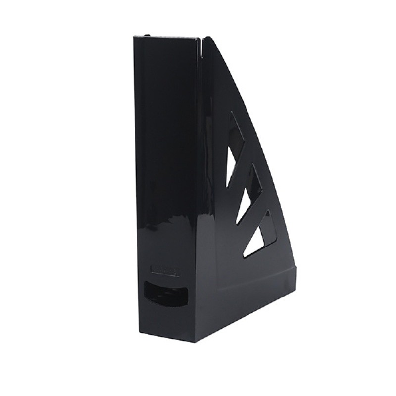 DOCUMENT BOX, OFFICE PRODUCTS, SOLID A4, BLACK