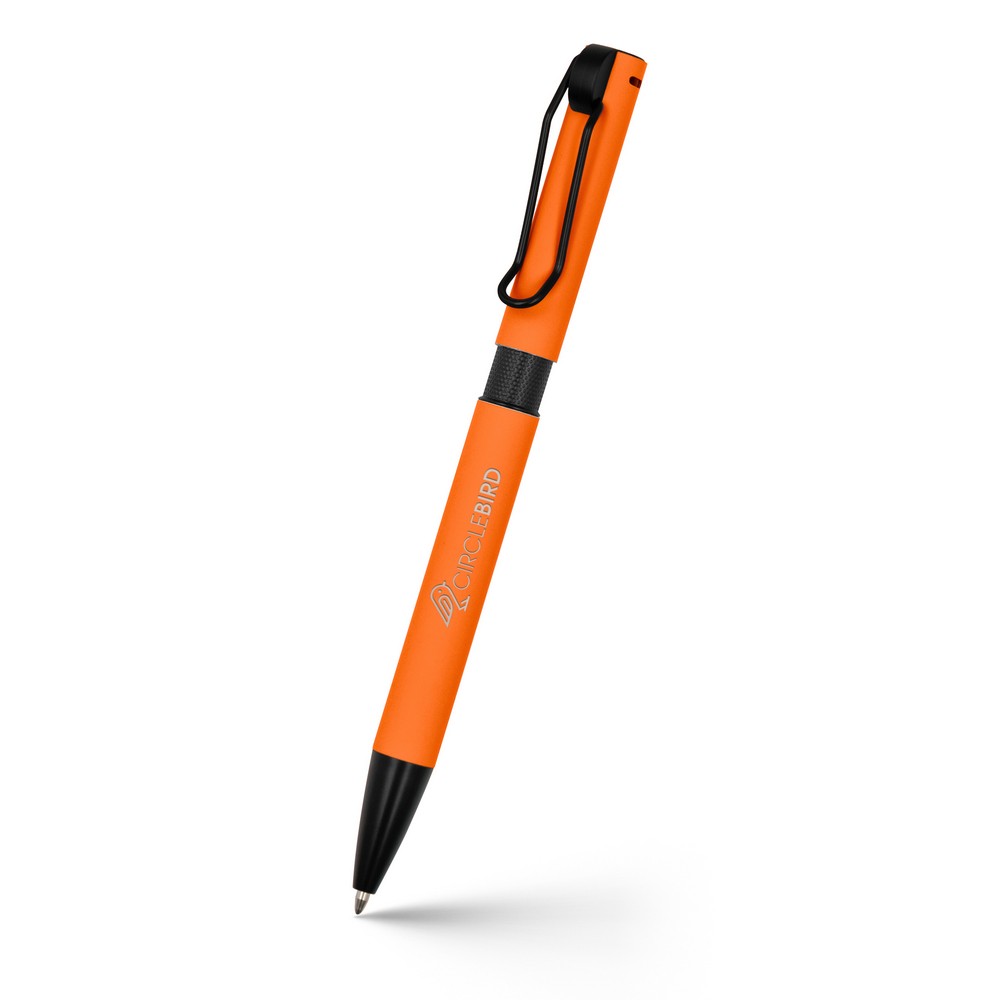 Ball pen with cord clip