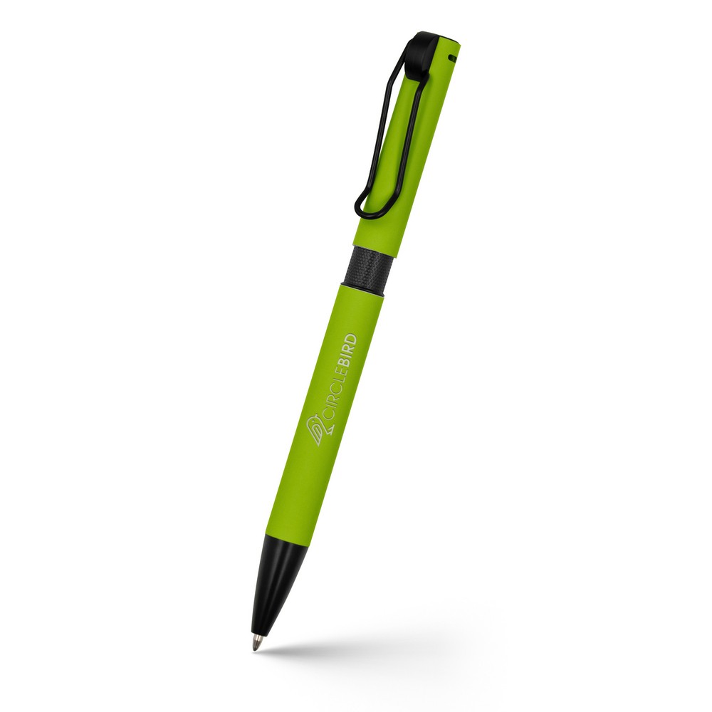 Ball pen with cord clip