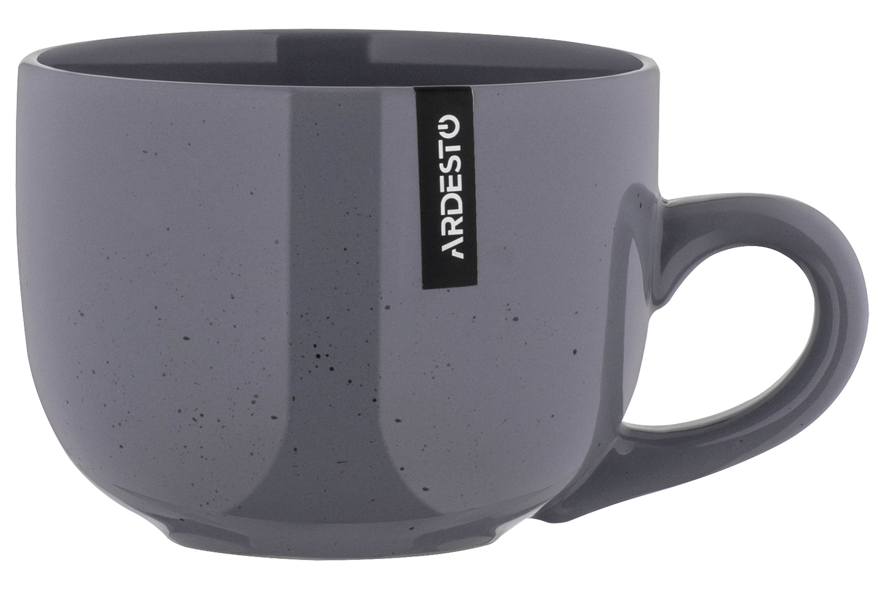 Ardesto ჭიქა Bagheria Grey, 480 მლ, კერამიკული, რუხი