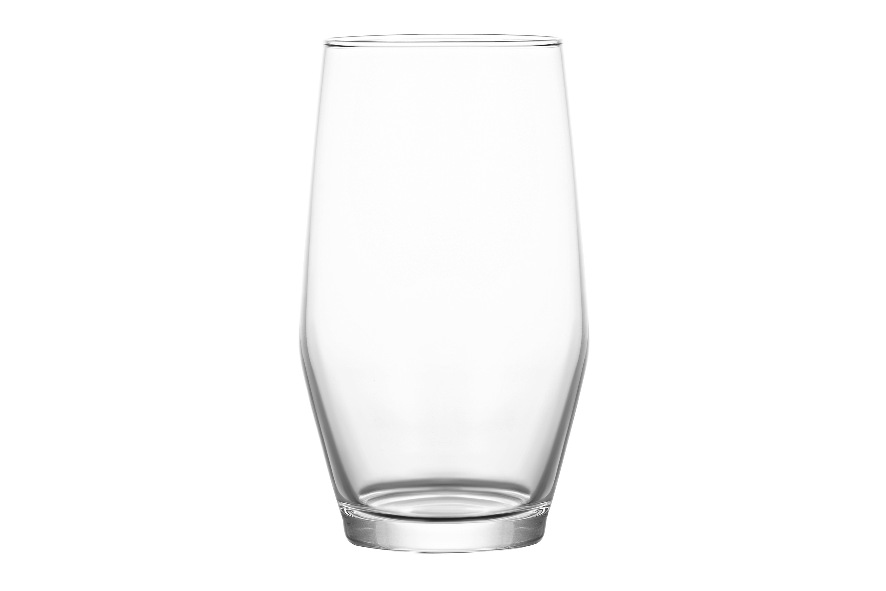Ardesto Long glasses set Loreto, 495ml, 6pcs, glass, transparent