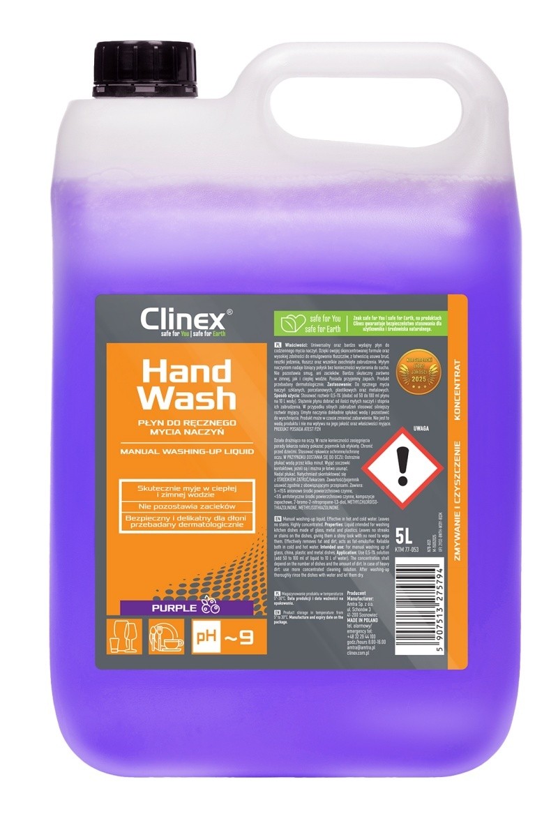 CLINEX HANDWASH PURPLE 5L
