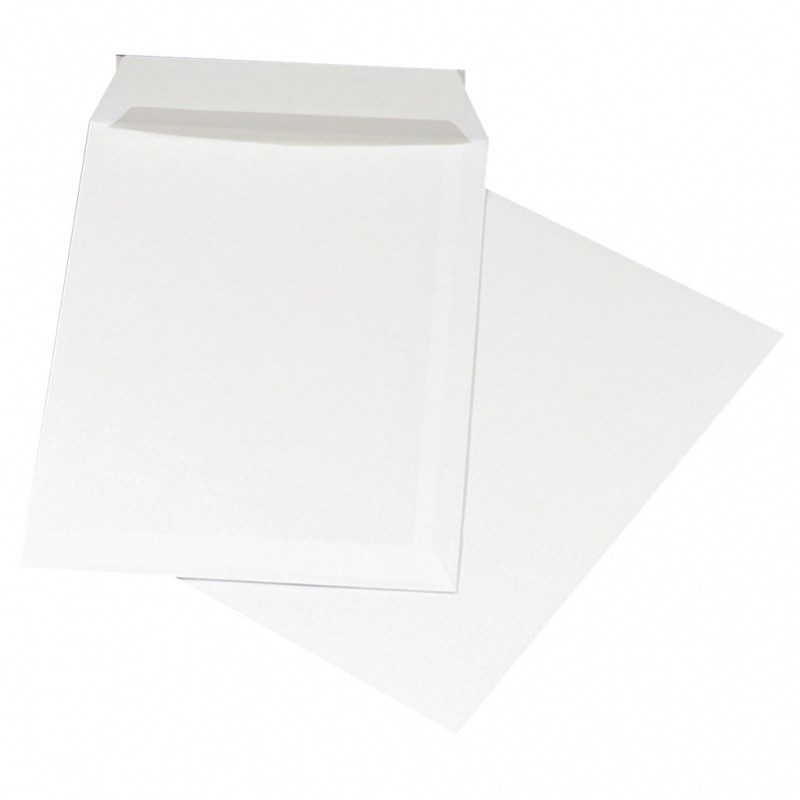 PEEL AND SEAL ENVELOPE, C4,229X324MM, 50PCS, WHITE