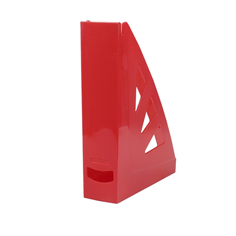 DOCUMENT BOX, OFFICE PRODUCTS, SOLID A4, RED