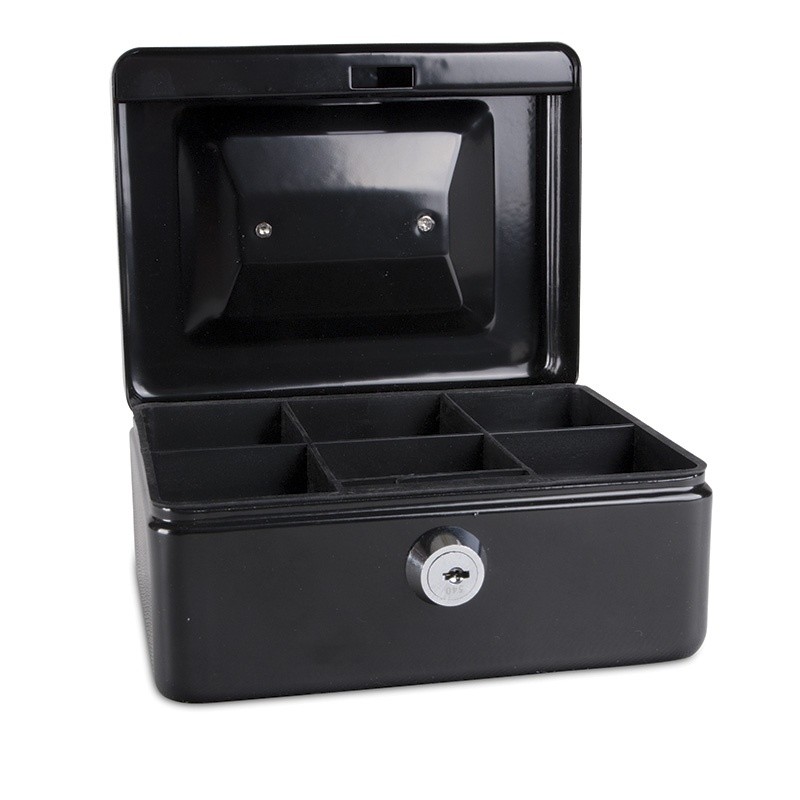 CASH BOX 6'' BLACK 152X115X80MM