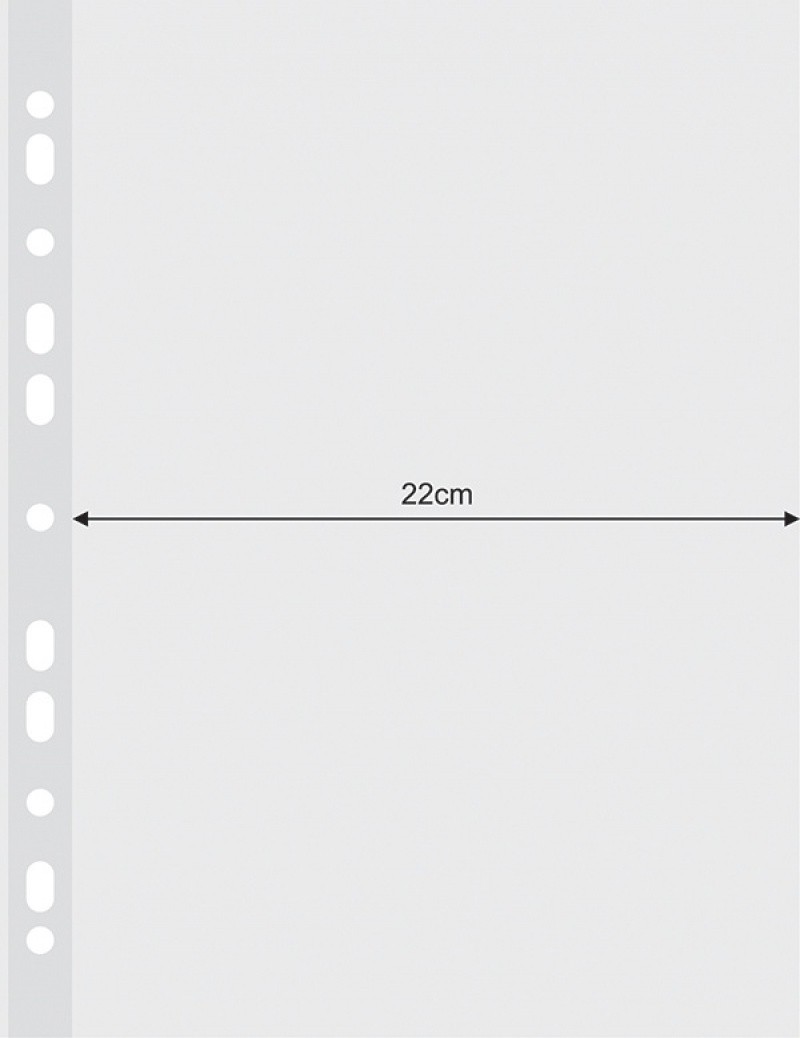 MULTIPUNCH POCKETS DONAU PP, A4, 120UM, 25 PCS /1778001PL-00