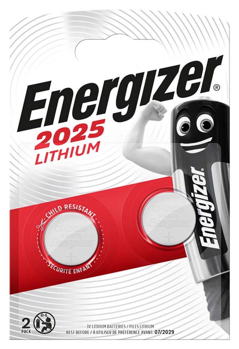ტაბლეტი ელემენტი "ენერჯაიზერი / ENERGIZER" CR2025 /2 ცალი
