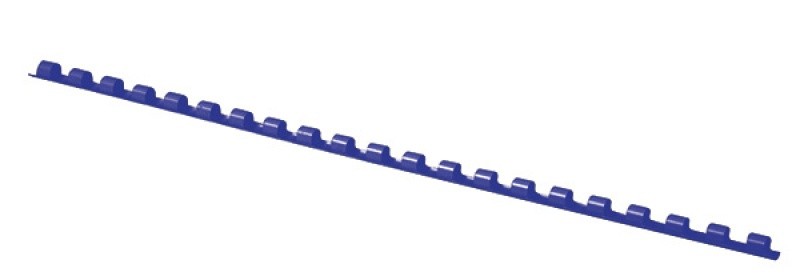 BINDING COMB OFFICE PRODUCTS, 6MM, 100 PCS/BOX, PLASTIC,  BLUE